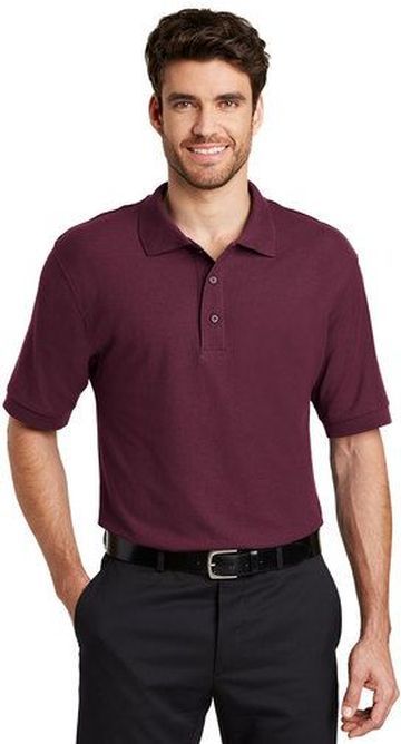 Port Authority Adult Unisez Tall Silk Touch 5-ounce, 65/35 poly/cotton pique Polo Shirt